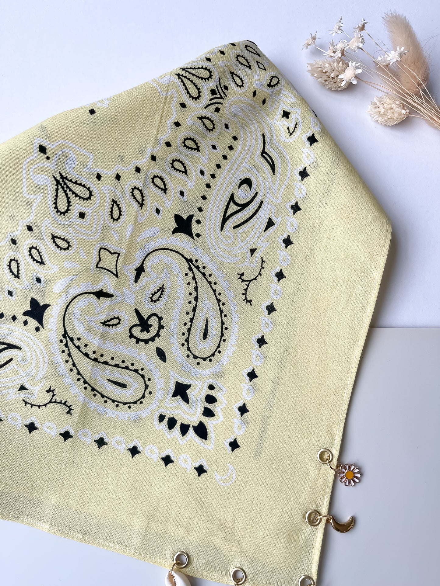 Bandana charms "Jaune n°1"