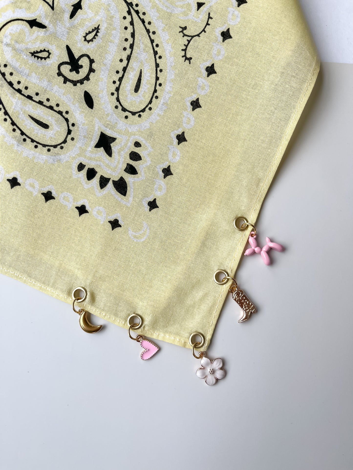 Bandana charms "Jaune n°2"