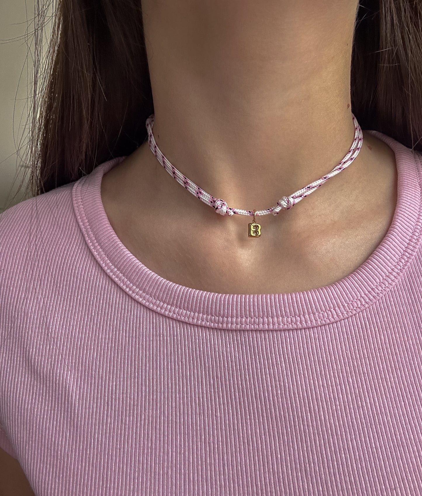 Collier initiale "B"