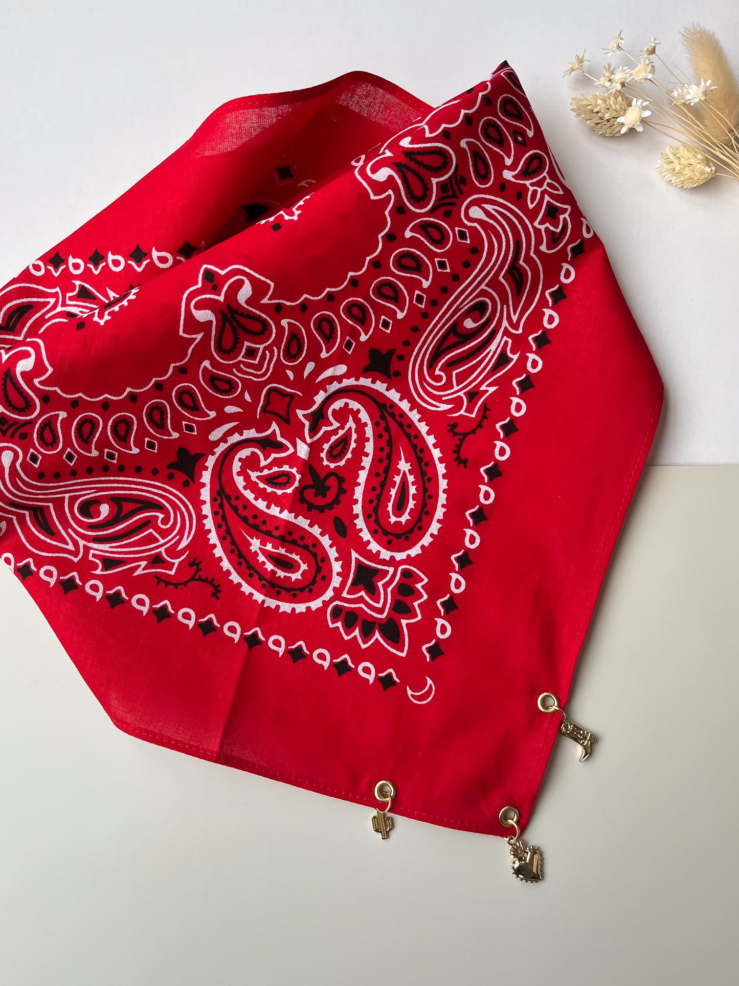 Bandana charms "Rouge n°1"