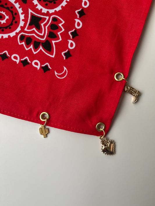 Bandana charms "Rouge n°1"