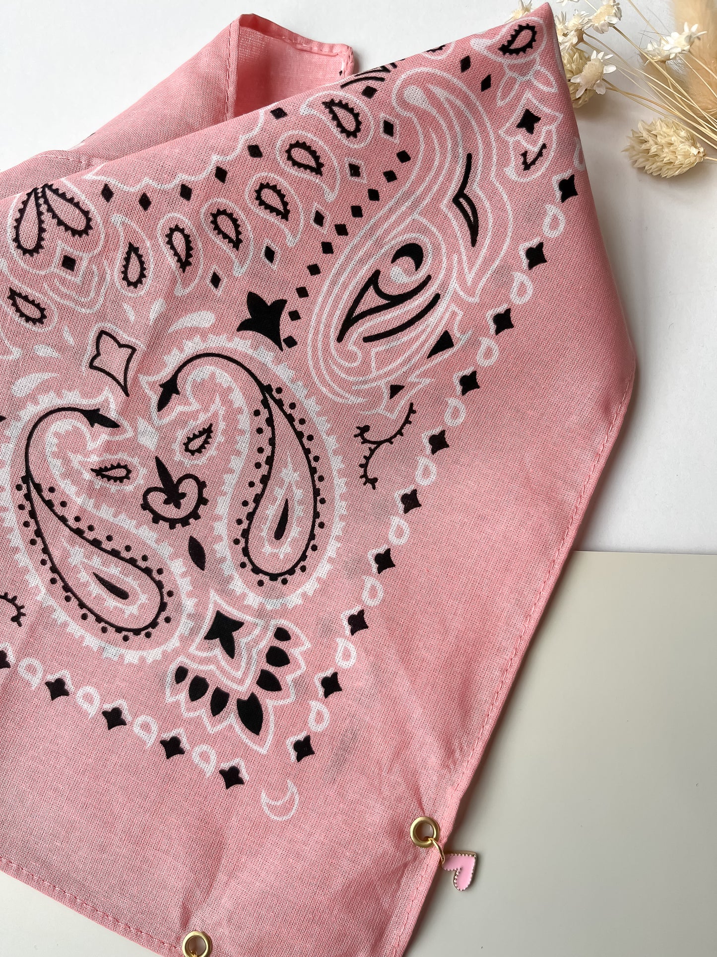 Bandana charms "Rose n°1"