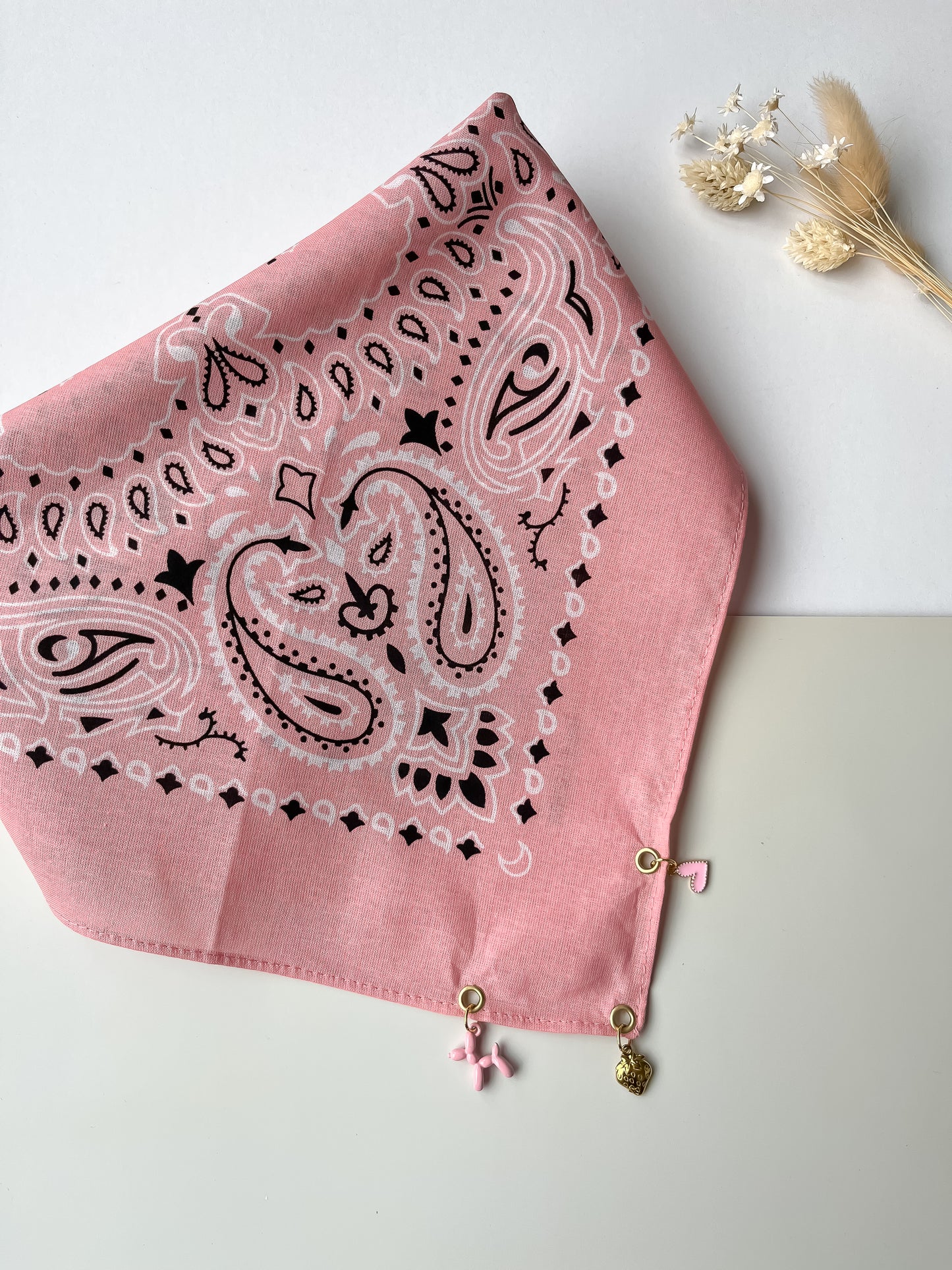 Bandana charms "Rose n°1"