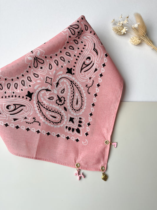 Bandana charms "Rose n°1"