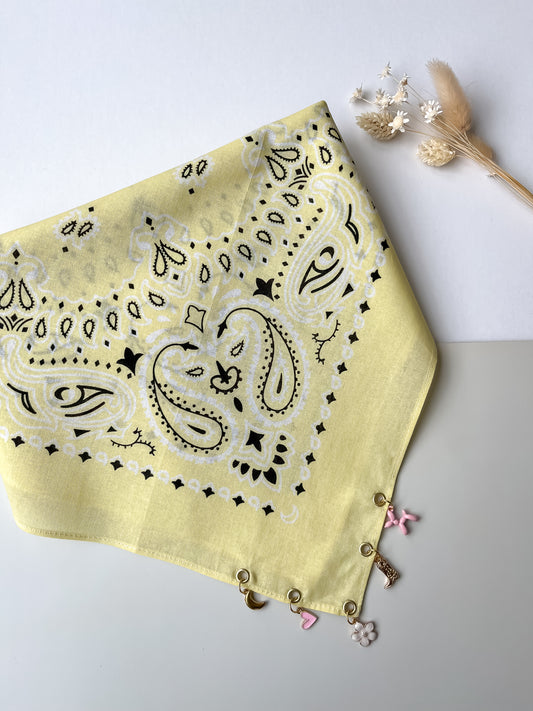 Bandana charms "Jaune n°2"