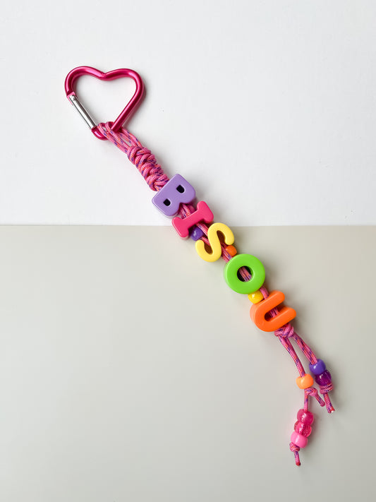 Porte-clés "Bisous" n°1