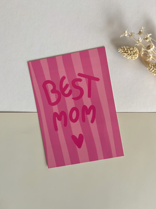 Carte postale "Best mom"