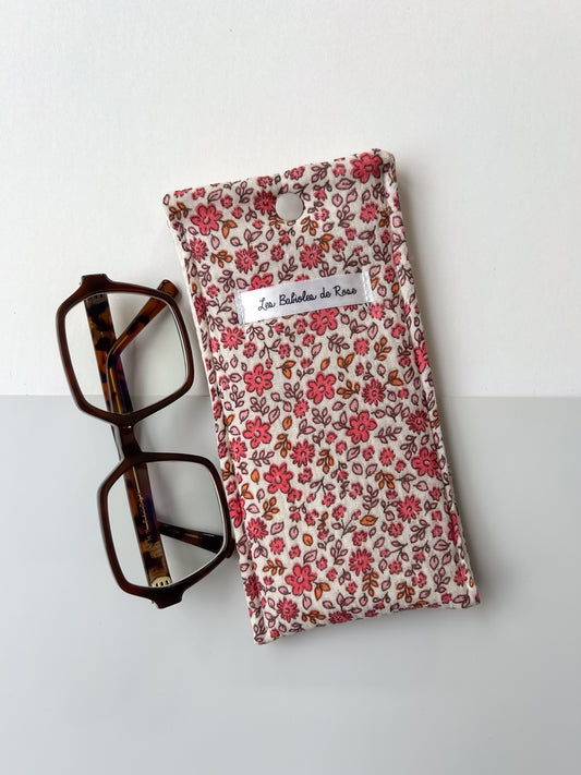 Étui à lunettes "Rose"