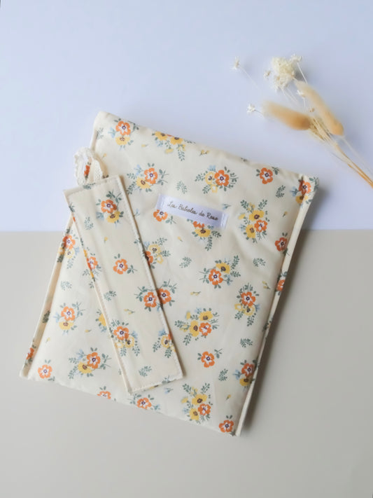 Housse livre "Mia"+ marque-page